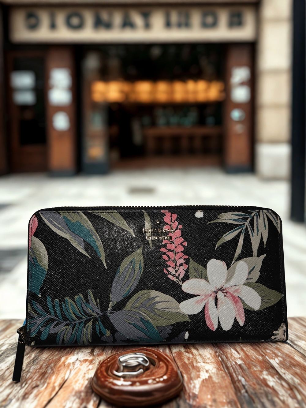 Kate Spade Botanical Continental Wallet